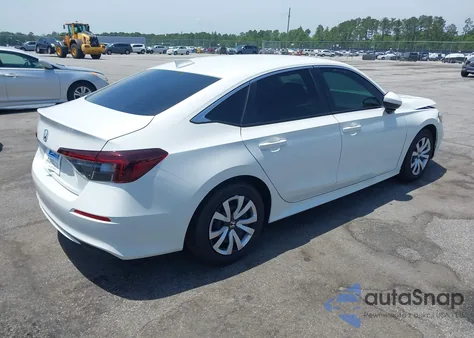 2025 Honda Civic Lx из США, поврежденный, VIN 2HGFE2F28SH575317